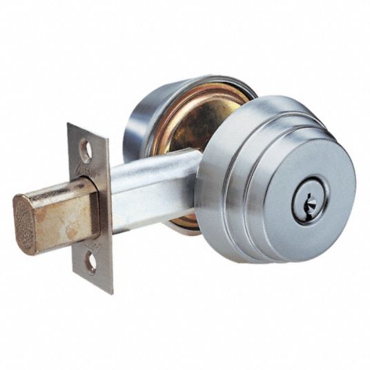 Arrow, Cylindrical, 1 3 8 In Door Thick - Max, Deadbolt Lock - 429k44 