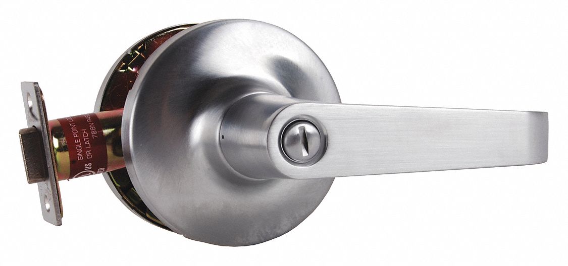 ARROW Door Lever Lockset, Mechanical, Heavy Duty, Keyed ...