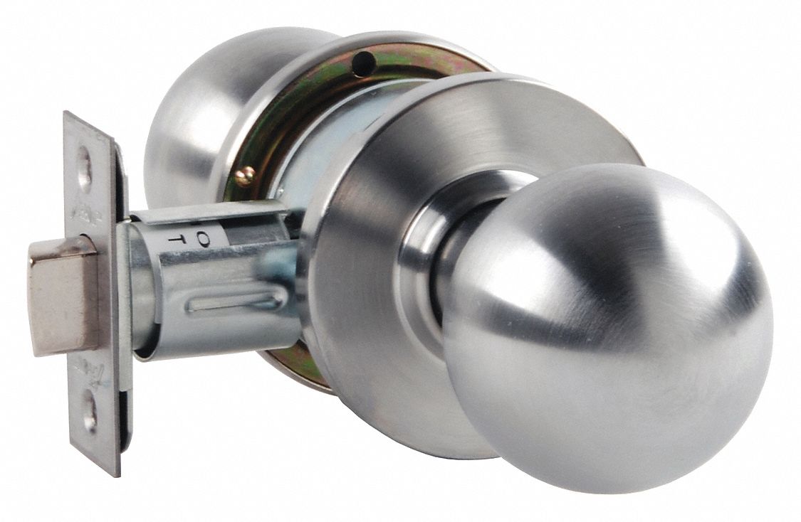 Door Lockset: Passage Knob Locksets, Chrome