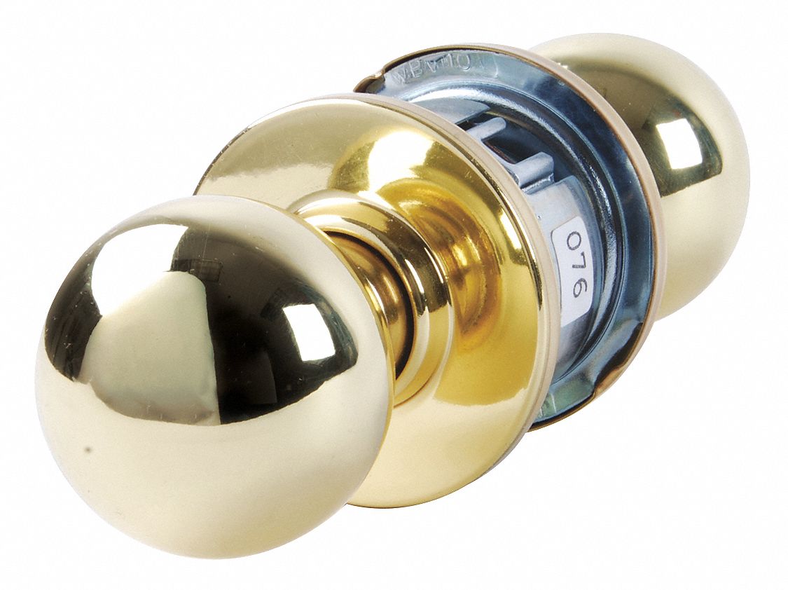 Door Lockset: Passage Knob Locksets, Brass