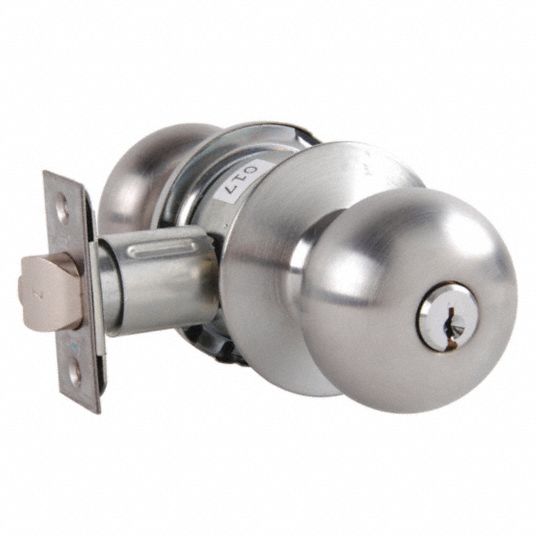 ARROW, Office Knob Locksets, Nickel, Door Lockset - 429K86|MK11TA