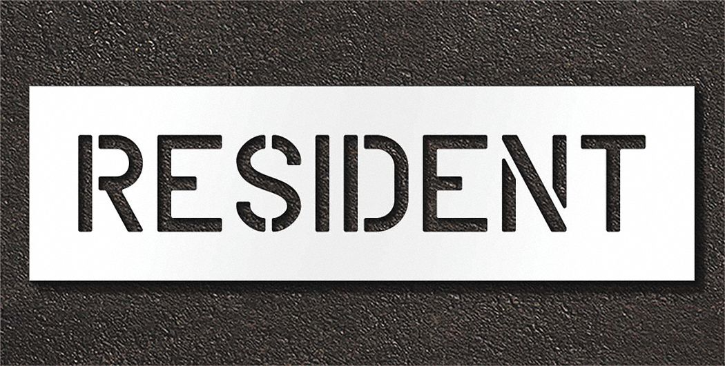 Traffic & Parking Control Stencils