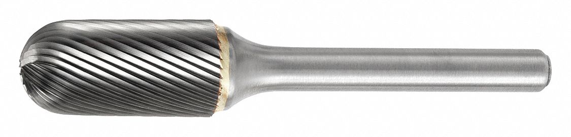 Carbide Bur, Cylindrical Ball Nose Shape
