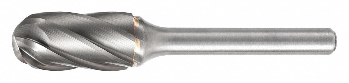 Carbide Bur, Cylindrical Ball Nose Shape