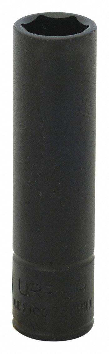 URREA 6511HM 1/4-INCH DRIVE DEEP 6-POINT 11MM IMPACT SOCKET 