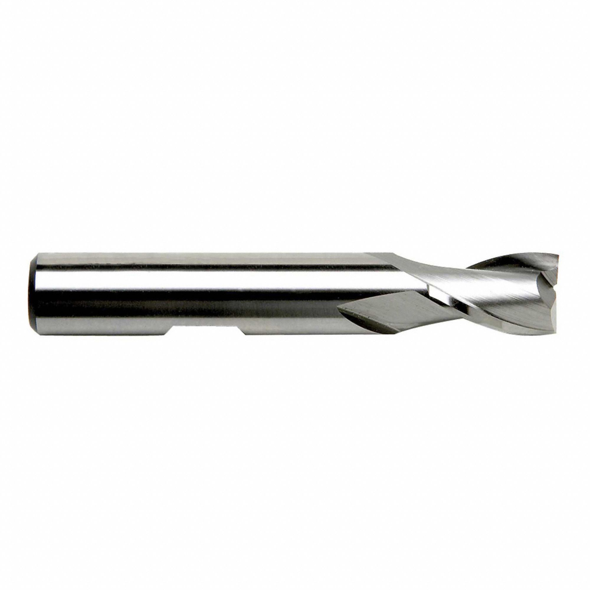 END MILL,3/8 W.F.,30 DEG.,1/8 2-FL.