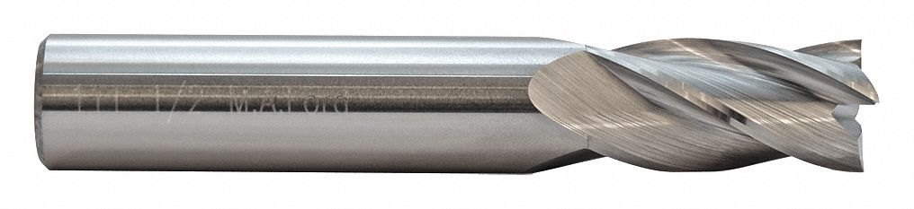 Sq. End Mill, Single End, Carb, 1/4"