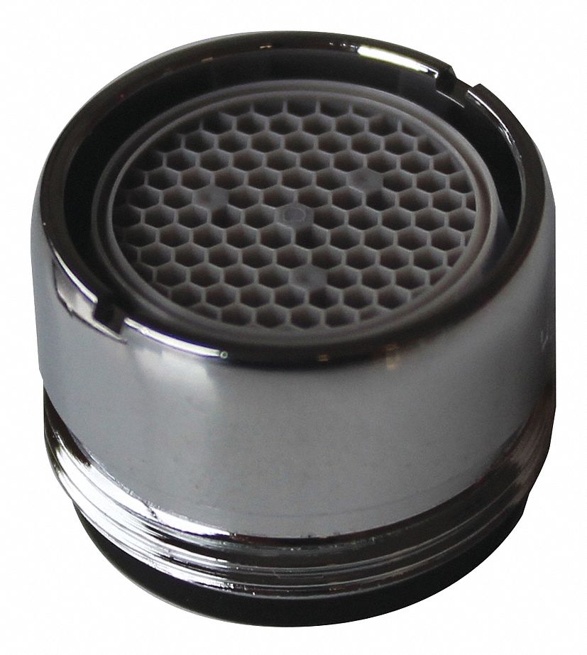 Outlet: 2.2 gpm Flow Rate, Laminar Flow Outlet, Brass, Chrome Finish, Male