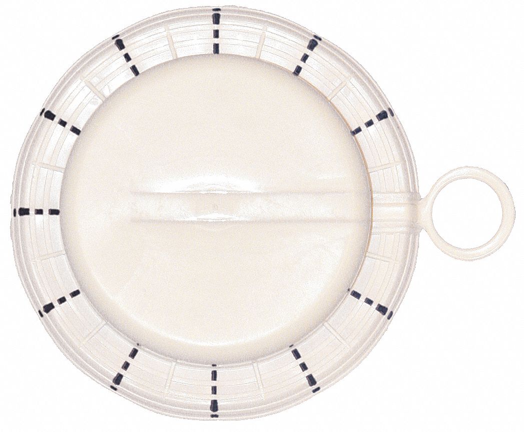 Drum Plug Capseal: For Round Plug Head Shape, Press On, 2 in For Plug Size, White, 1, 000