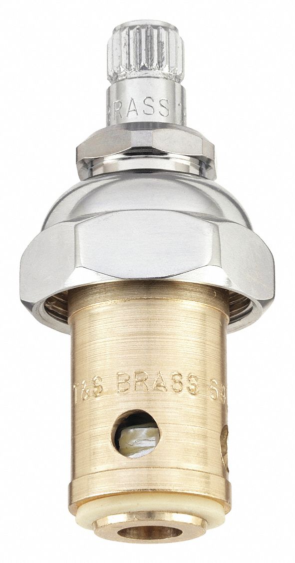 Cartridge: For Quarter-Turn Eterna Cartridge, Series, Use with Hot Water, Brass
