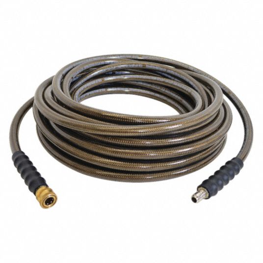 DEWALT, Steel-braided Hose 3/8 in. x 50 ft., For 38GL64/38GL65, Steel-braided  Hose 3/8 in. x 50 ft. - 42DA35