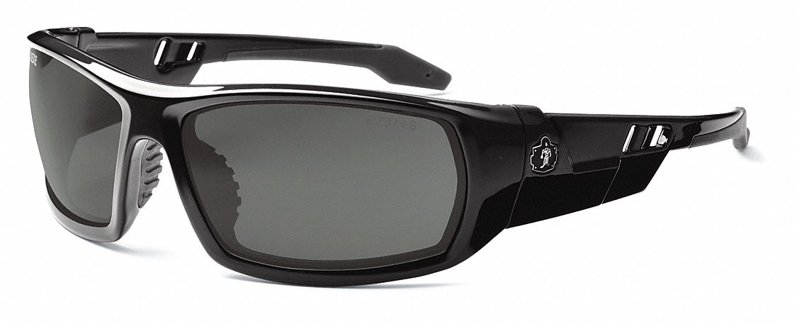 Safety Glasses, Gray, Ant-Fog, Scratch-Res