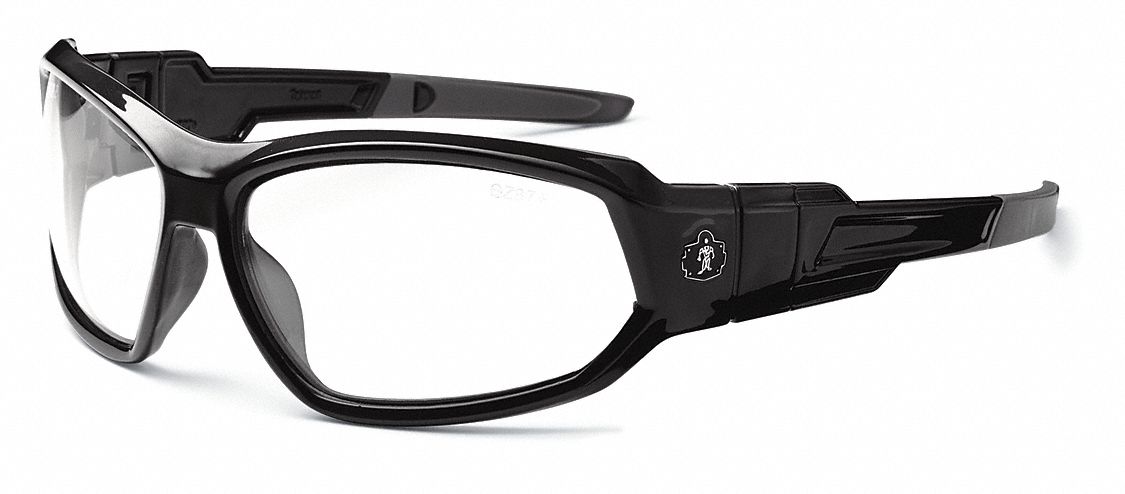 Safety Glasses, Clear, Scratch-Resistant
