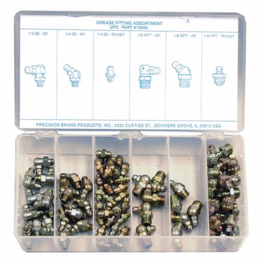 precision-brand-grease-fitting-kit-standard-1-4-28-1-8-in-thread