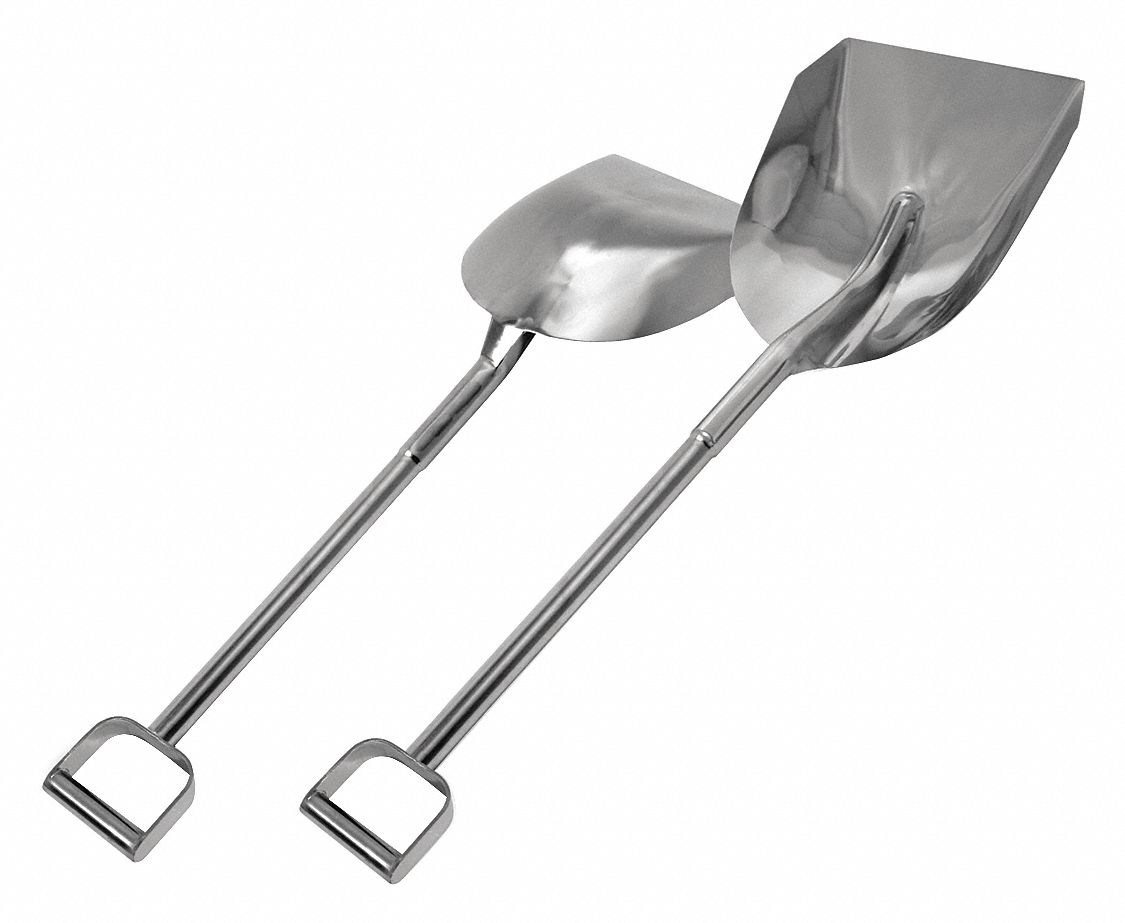 Hygienic Shovel: Silver,