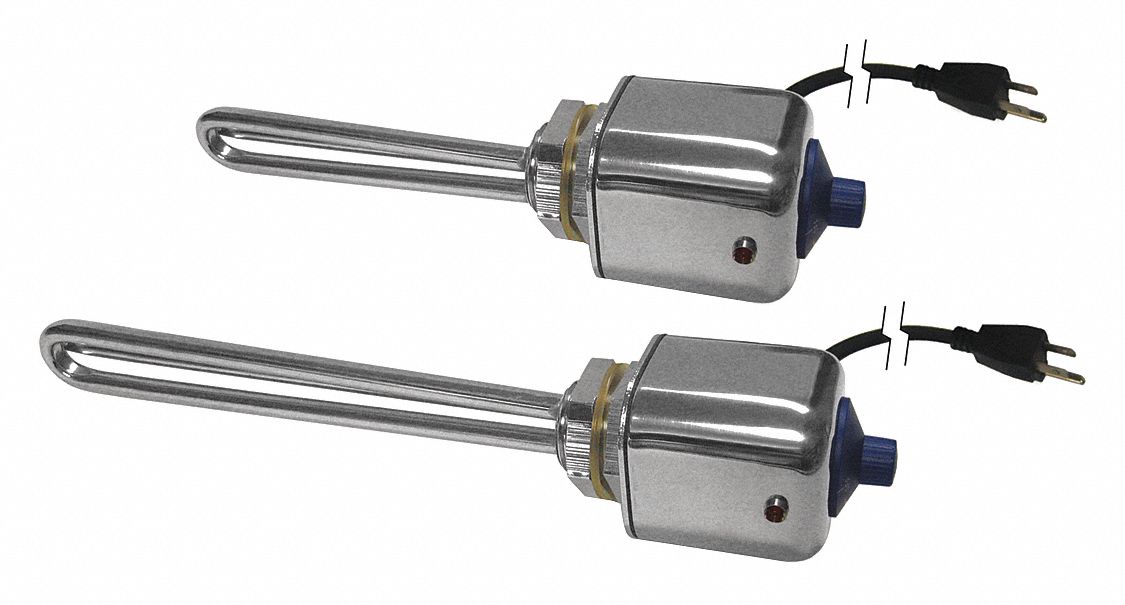 SANILAV, 1500, Immersion Heating Element, 1500W W/Dial 42DT231500 Grainger