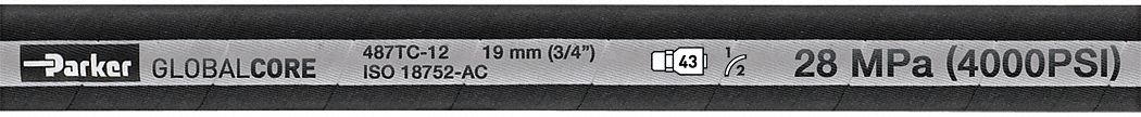 HOSE, -40 °  TO 212 °  F, RUBBER, 4,000 PSI AT 70 F, 2½ IN OUTSIDE DIAMETER, 2½ IN INSIDE DIAMETER