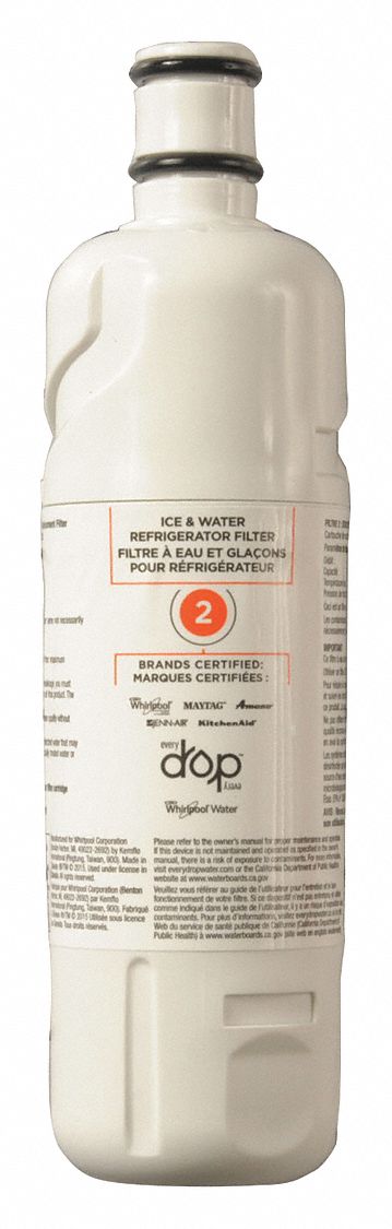 Quick-Connect Water Filter: 7 1/2 in Overall Ht