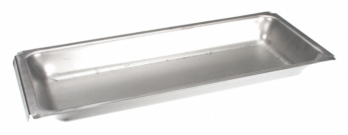 Grease Pan: Fits APW Wyott Brand, For GCB-18H/GCB-36H/GCRB-18H/GCRB-36H
