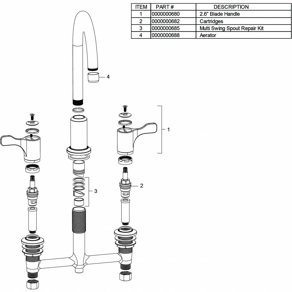 ELKAY Chrome, Gooseneck, Kitchen Sink Faucet, 1.5 gpm 42EJ82LKD2439C