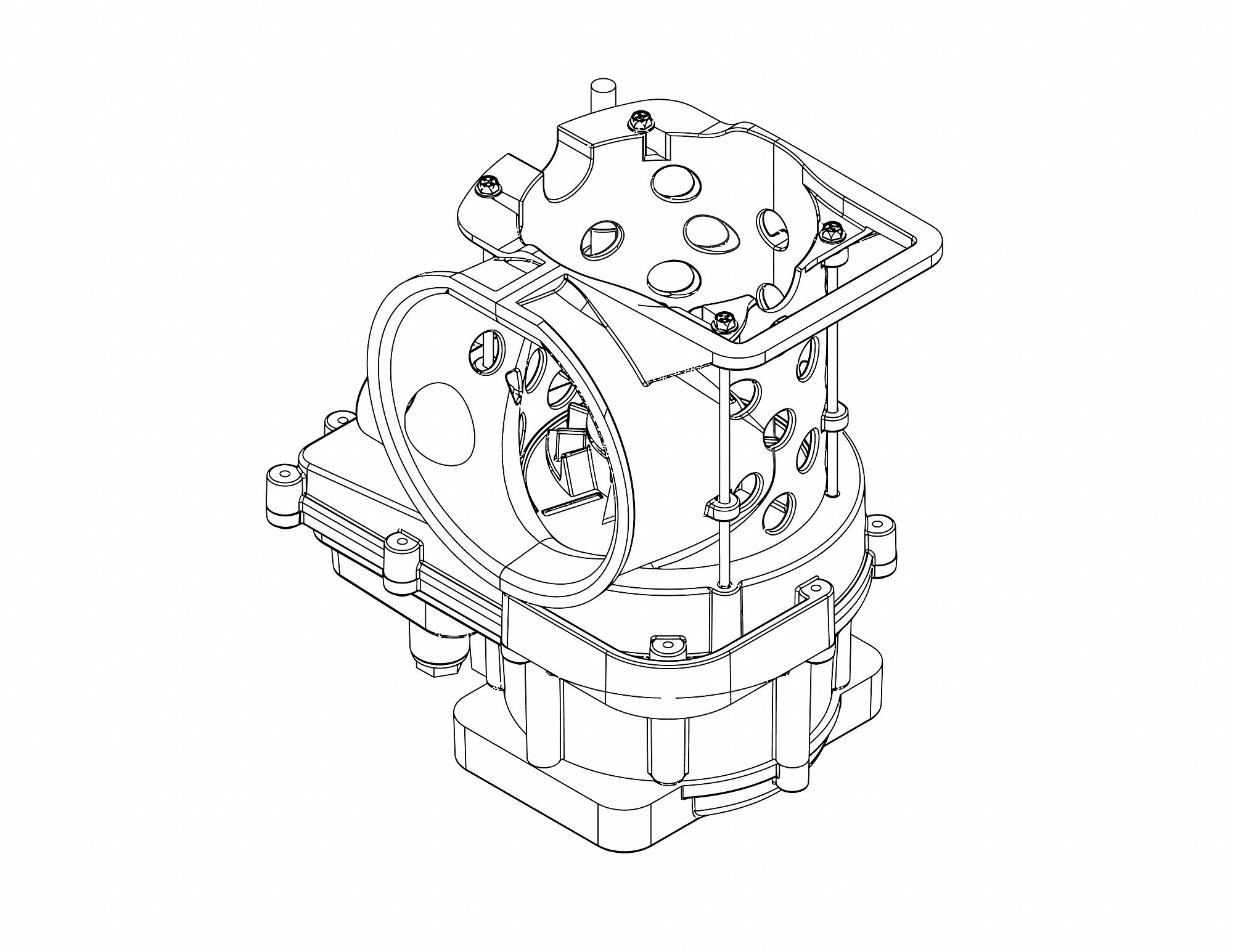ENSEMBLE DE COUPE DE PANIER DE POMPE