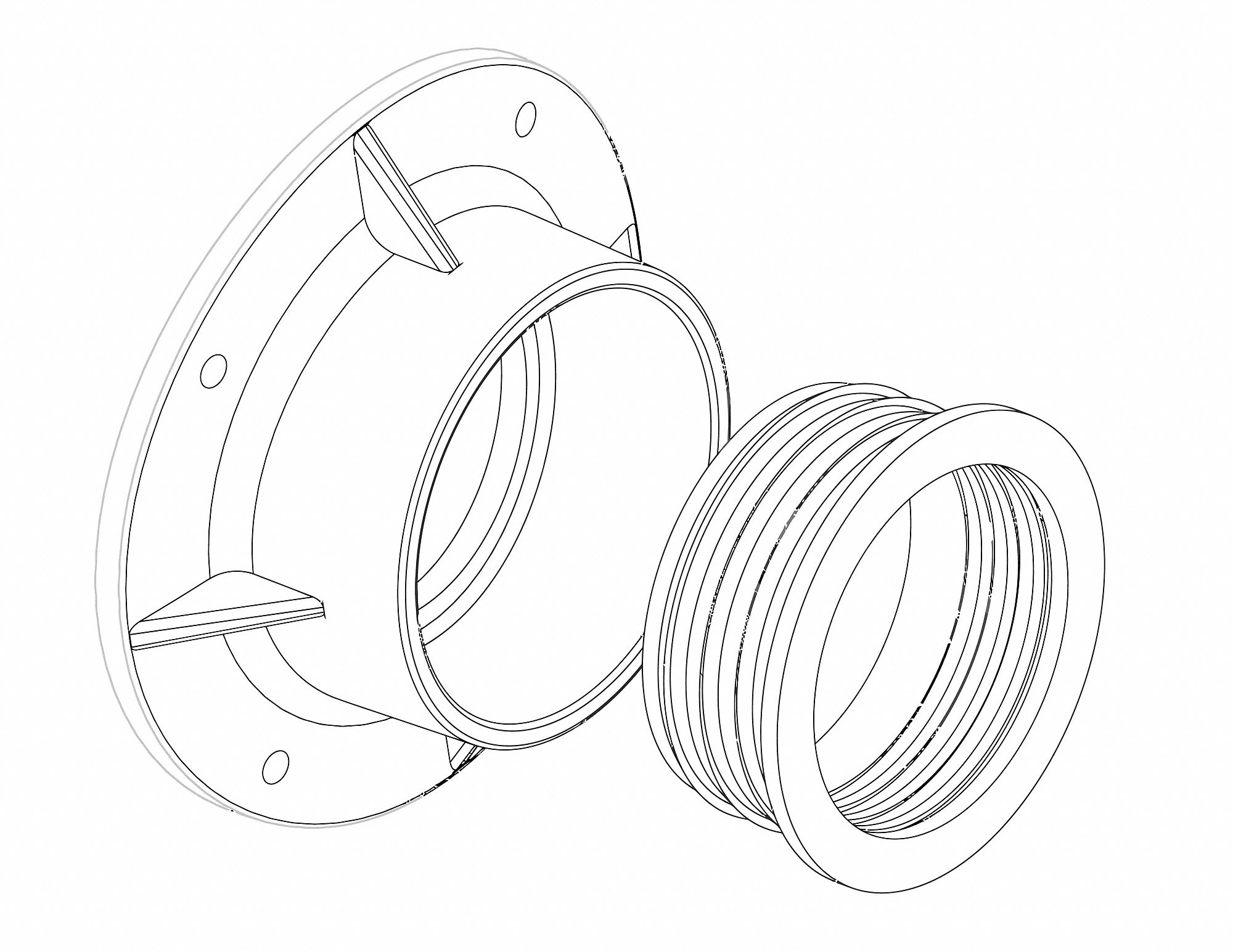 3600, 4800 Inlet Hub