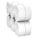 TOILET PAPER ROLL, JUMBO CORELESS, 1 PLY, CONTINUOUS, ROLL LENGTH 2300 FT, WHITE, 12 PK