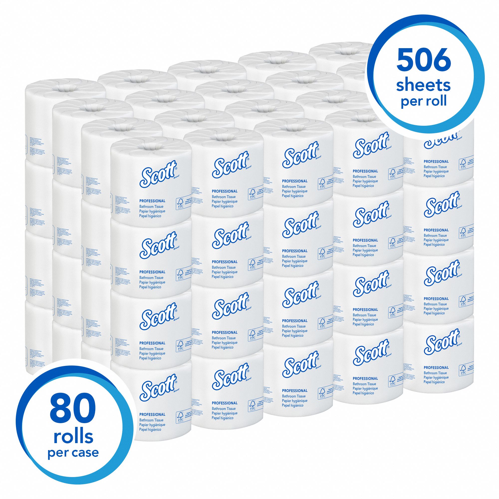 KIMBERLYCLARK PROFESSIONAL Toilet Paper Roll, Scott® Essential