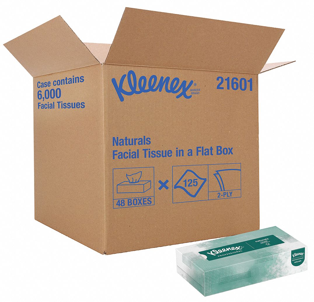 FACIAL TISSUE,NATURALS, 48 PK