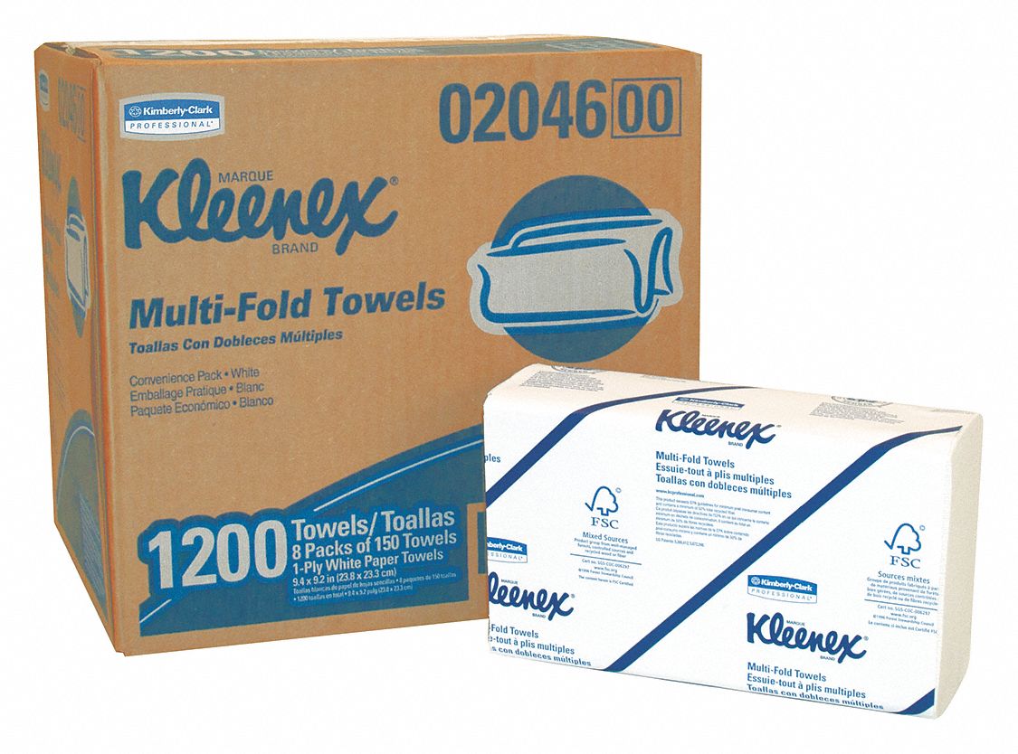 PAPER TOWEL ROLL, HARDWOUND, 1-PLY, WHITE, 9⅜ X 9¼ IN, 8 PK