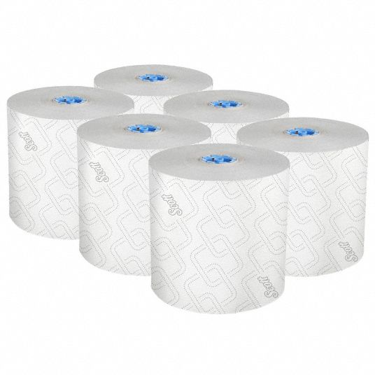 KIMBERLY-CLARK PROFESSIONAL, White, 7 1/2 in Roll Wd, Paper Towel Roll ...