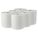 PAPER TOWEL ROLL, WHITE, 8 IN ROLL WIDTH, 600 FT LENGTH, HARDWOUND, 6 PK