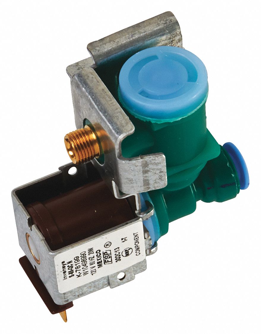 WHIRLPOOL, Water Inlet 42FD49W10498990 Grainger