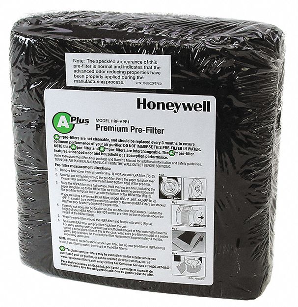 Pre-Filter: 15 1/2 in x 47 in x 1/8 in