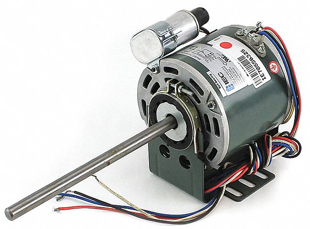 Motor with Capacitor, 1/30 HP, 277V PSC