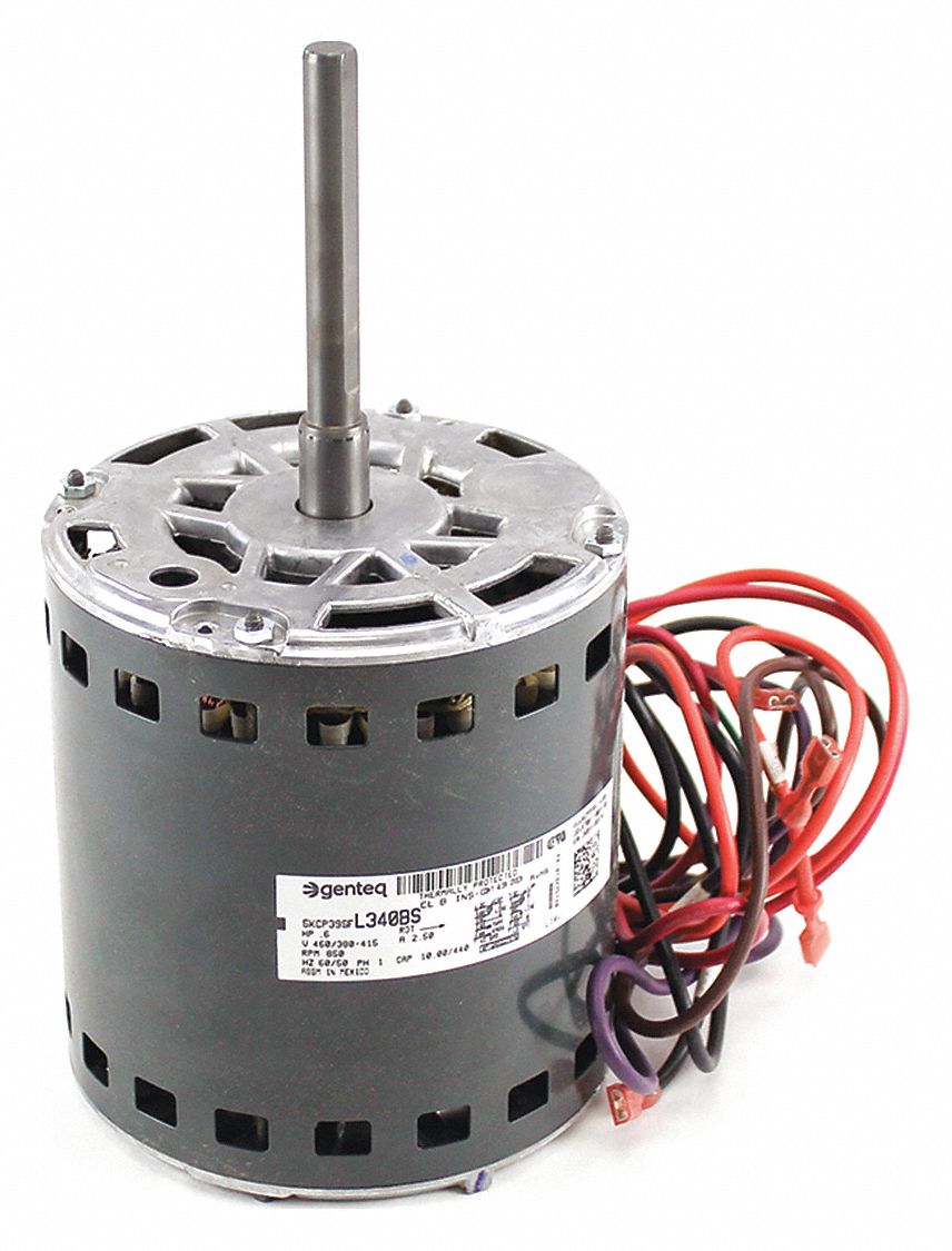Motor, 3/5 HP, 460V, 850 rpm, CW