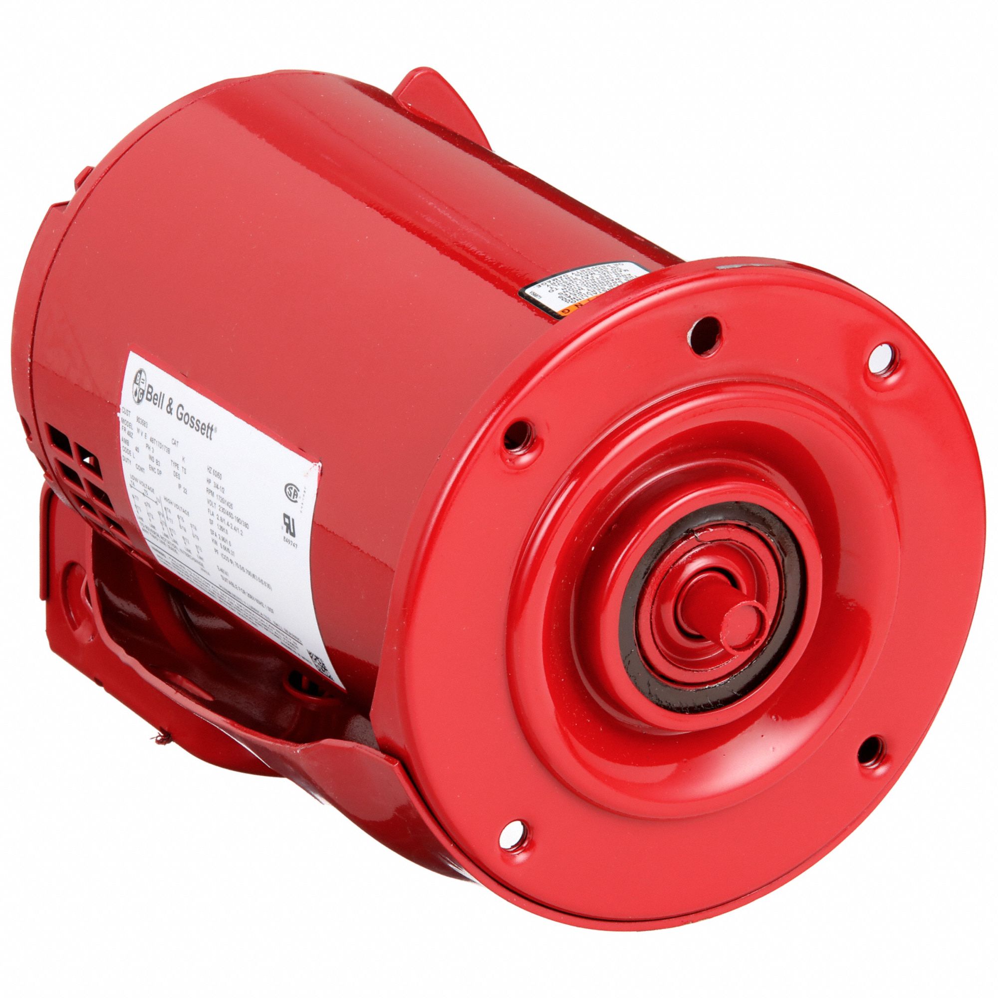 Motor,3/4 HP,1750 rpm,3 Phase