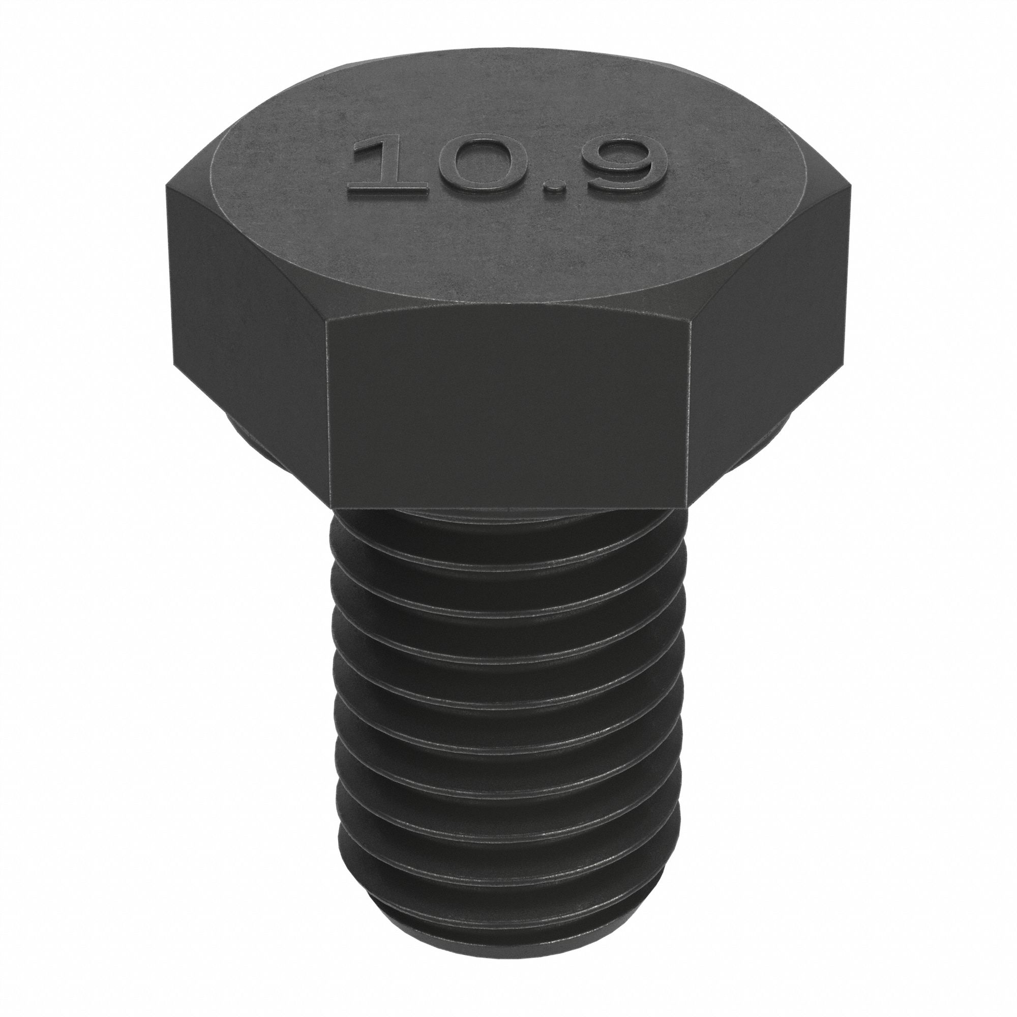 HEX HEAD CAP SCREW, STEEL, CLASS 10.9, BLACK OXIDE, M14-2.00, COARSE, 25MM L, METRIC, 25 PK