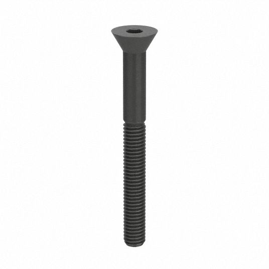 M6x1.00 Thread Size, 60 mm Lg, Socket Flat Head Screw - 42GG53|L07400 ...