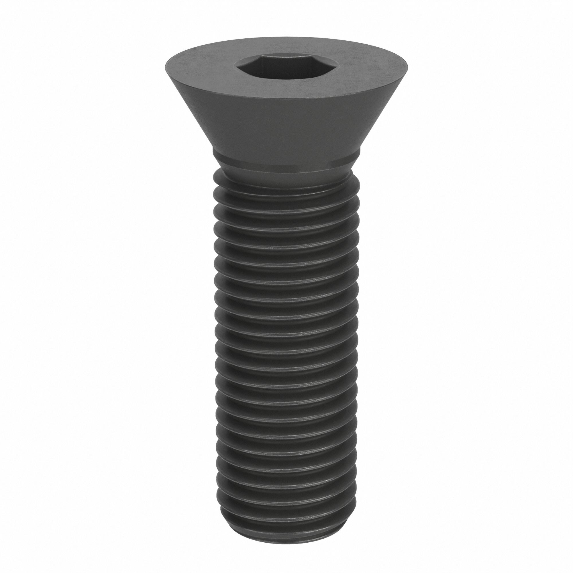 M24-3 Thread Size, 80 mm Lg, Socket Flat Head Screw - 42GG88|L07400.240 ...
