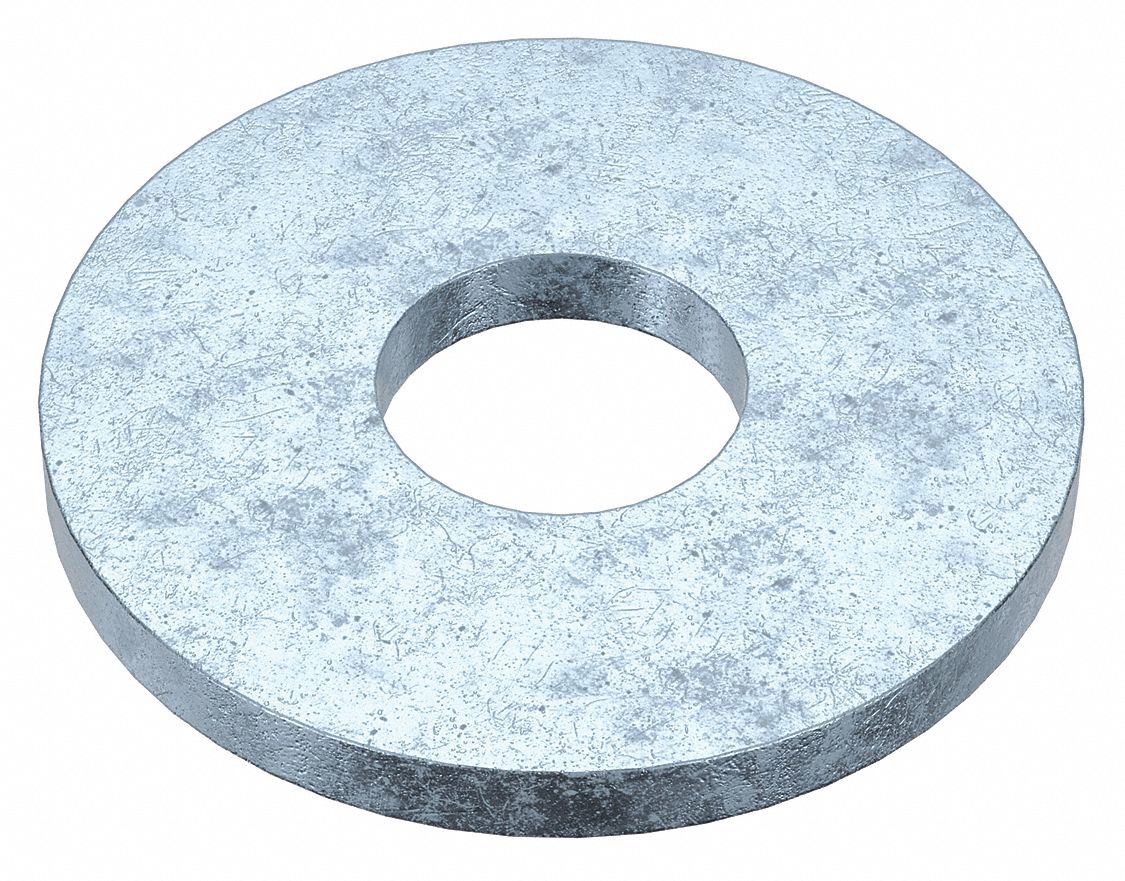 FltWsh, Znc, Stl, M6, 18x1.6mm, 2, 500PK