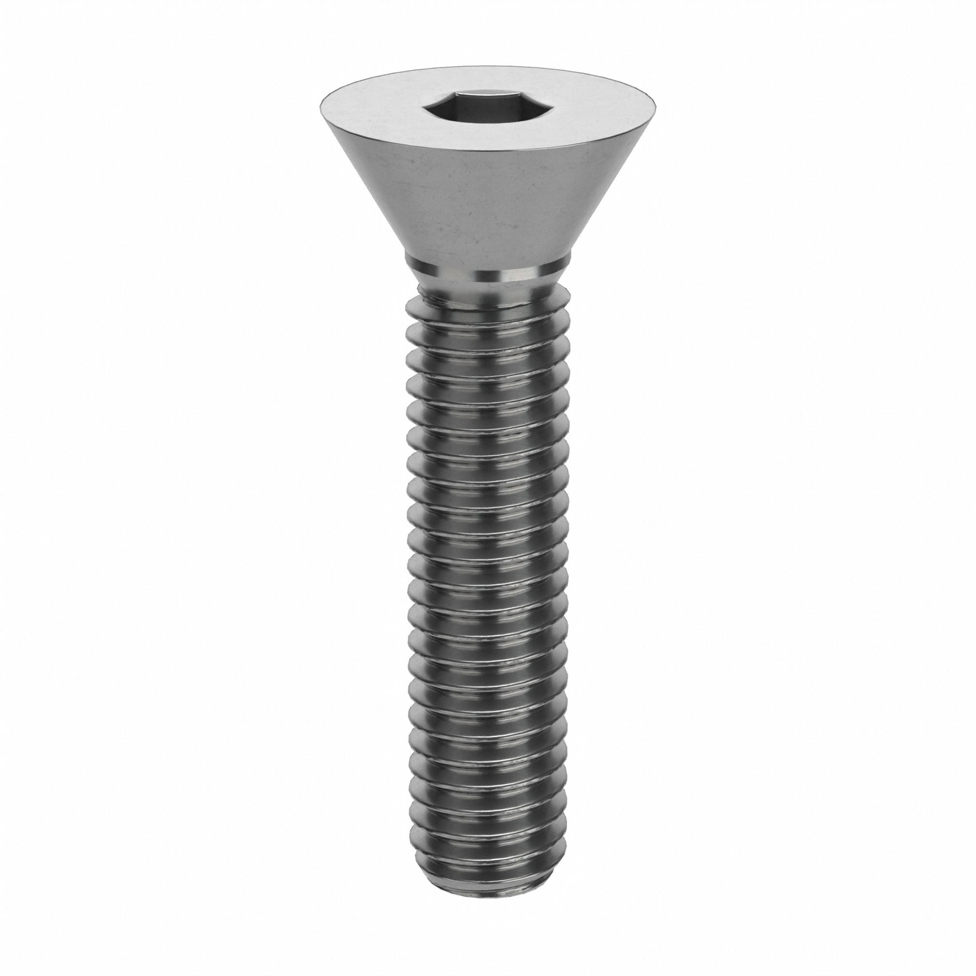 M61 Thread Size, 30 mm Lg, Socket Flat Head Screw 42GR86L51060.060.0030 Grainger