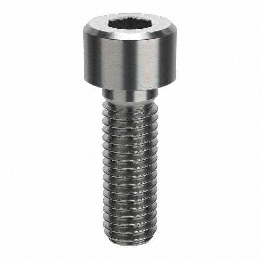 M8x1.25 Thread Size, 25 mm Lg, Socket Head Cap Screw - 42GX39|L55050 ...