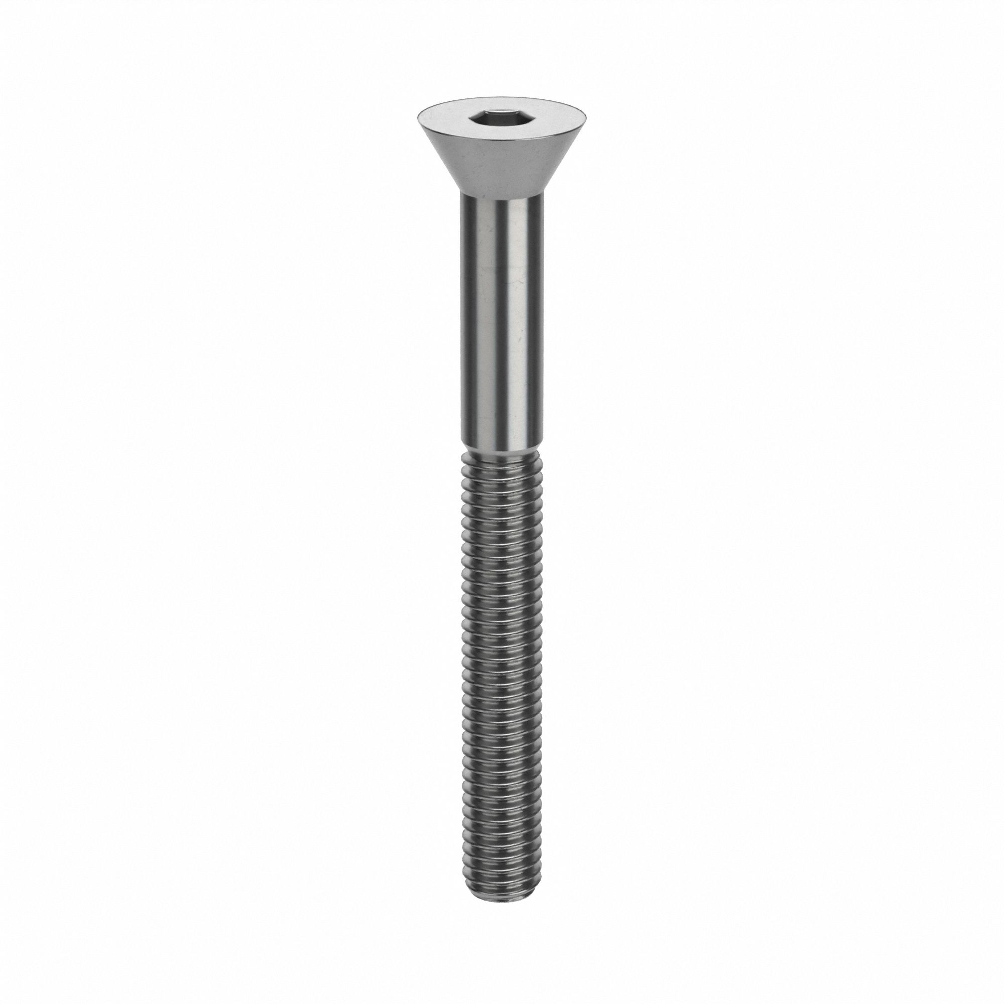 M6x1.00 Thread Size, 60 mm Lg, Socket Flat Head Screw - 42GY02|L55060 ...