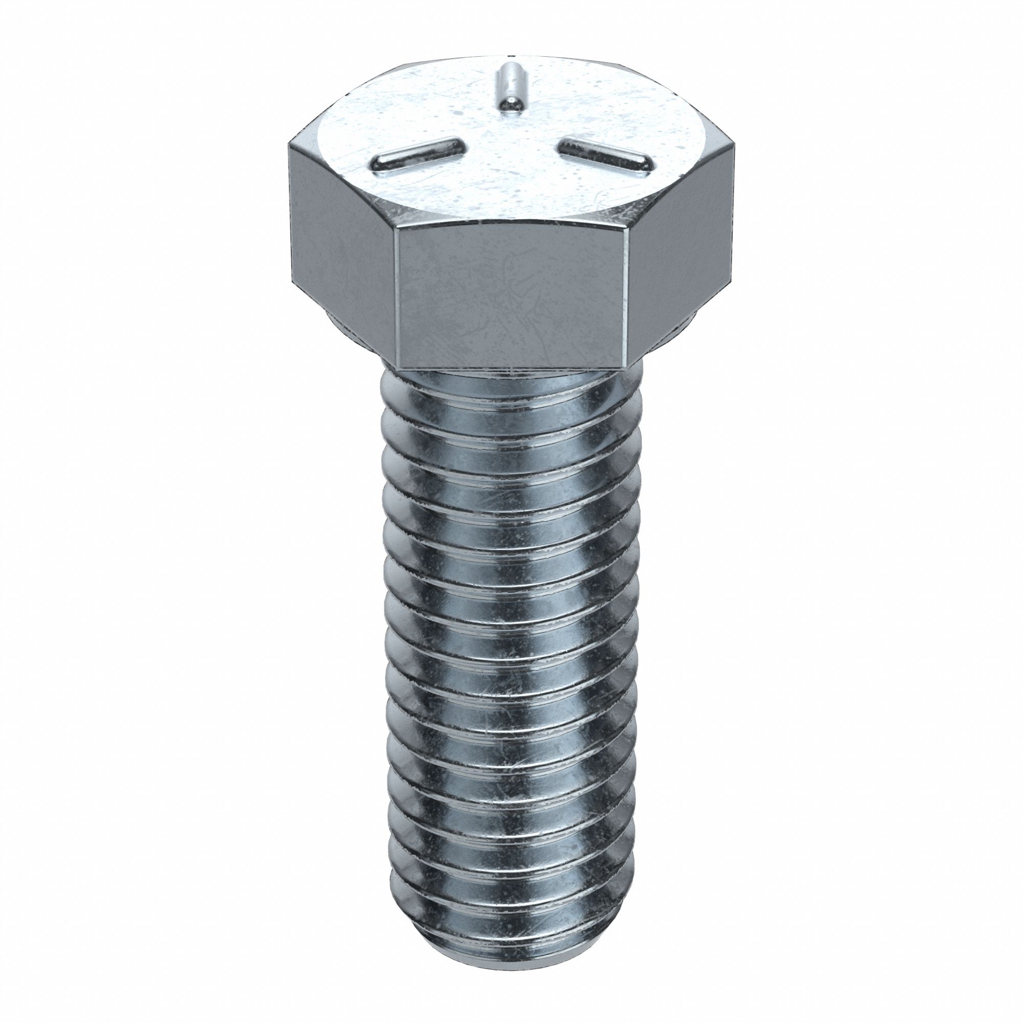 HEX HEAD CAP SCREW, STEEL, UNC, GRADE 5, ZINC PLATED, ⅜