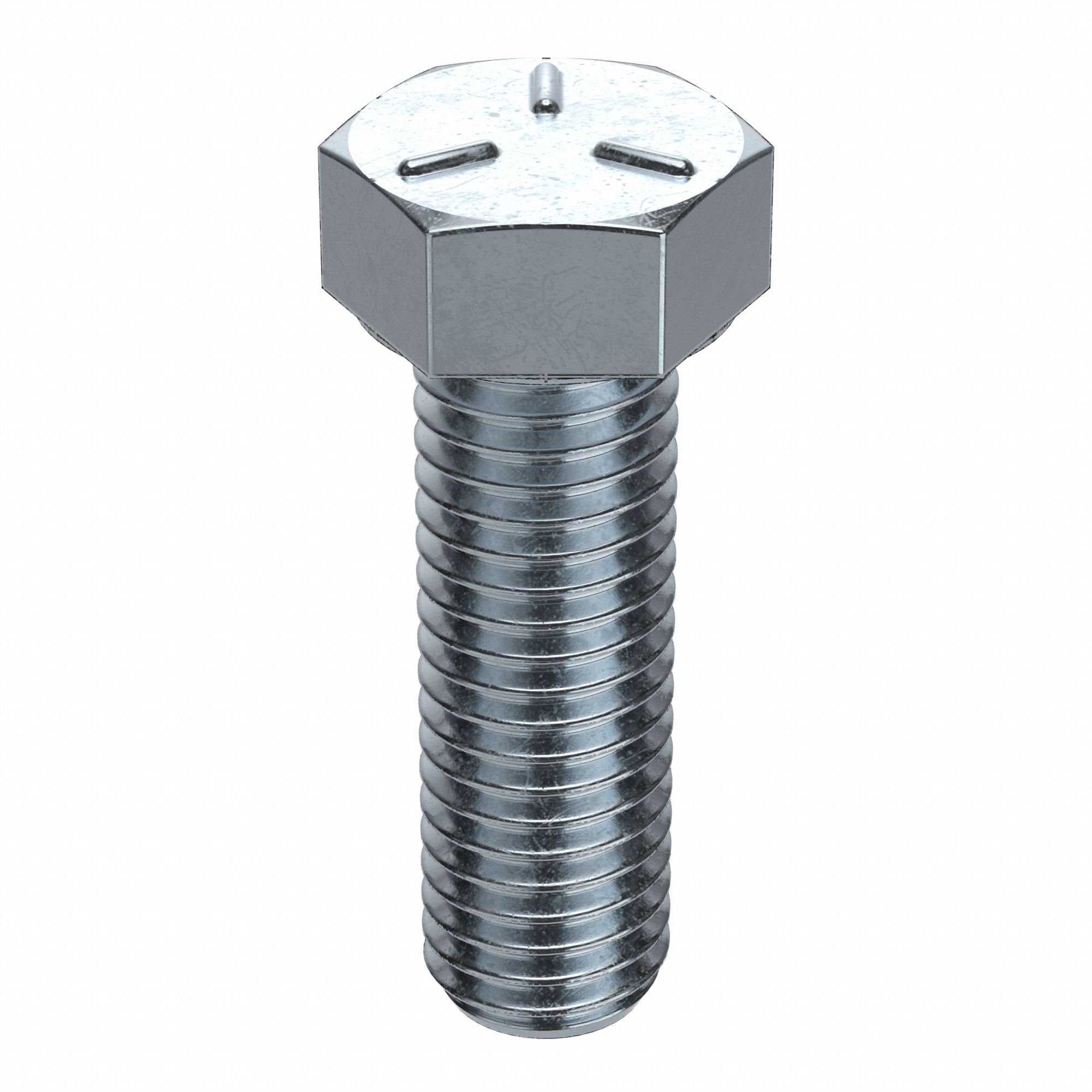 HEX HEAD CAP SCREW, STEEL, GRADE 5, ZINC PLATED, ½