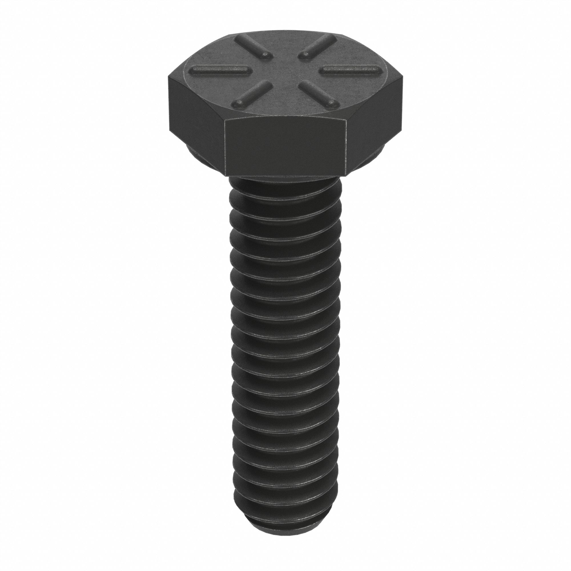 HEX HEAD CAP SCREW, STEEL, GRADE 8, BLACK OXIDE, ¼