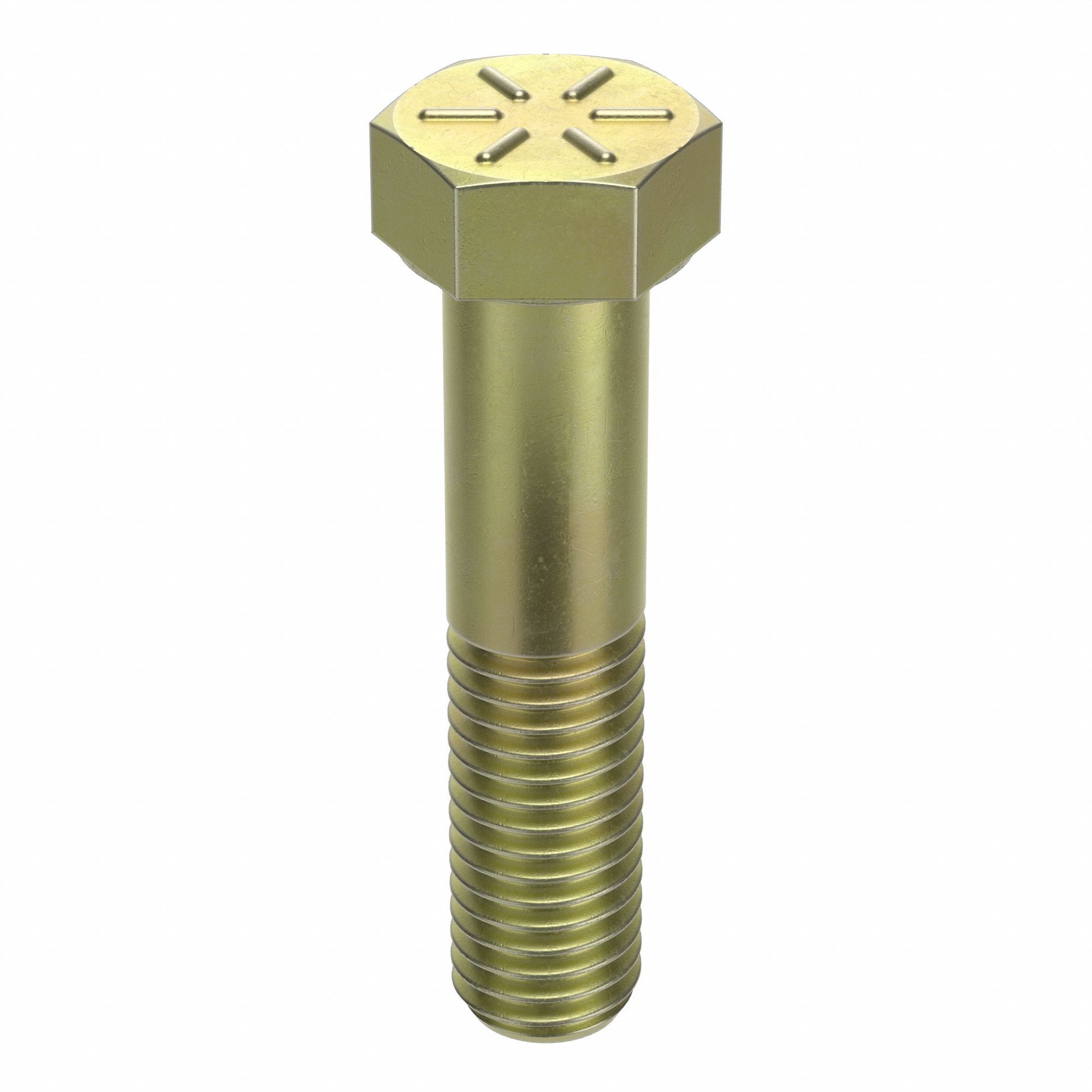 HEX HEAD CAP SCREW, STEEL, UNC, GRADE 8, ZINC YELLOW, ½