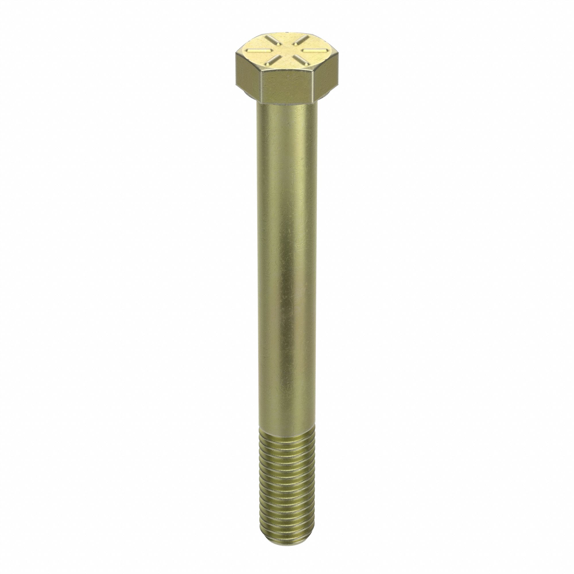 HEX HEAD CAP SCREW, STEEL, UNC, GRADE 8, ZINC YELLOW, ½