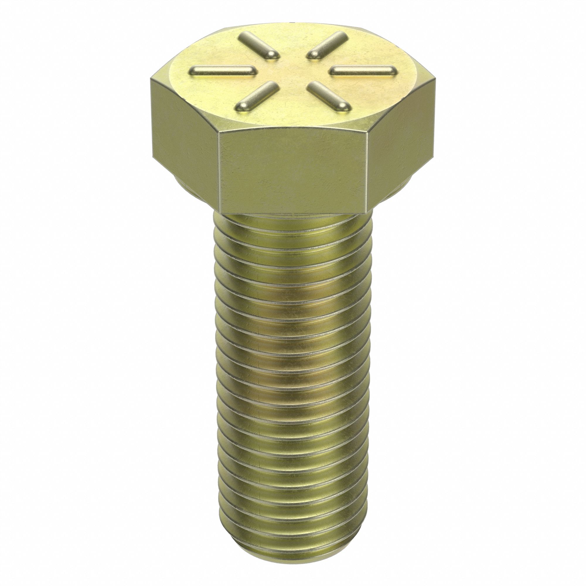 VIS TÊTE HEXAGONALE,ACIER,GRADE 8,GALVANISÉ,1/16
